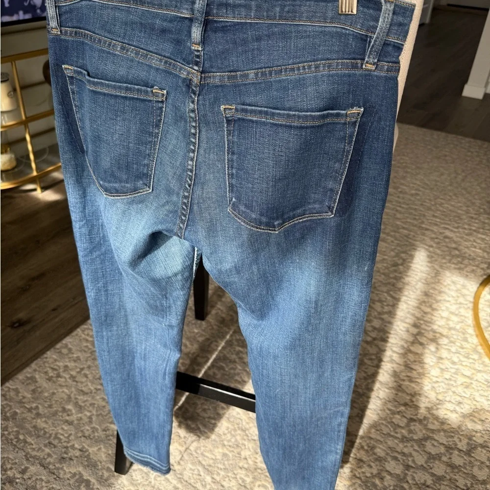 FRAME Denim Le Garcon Jeans Released Hem Boyfriend Primrose, 25